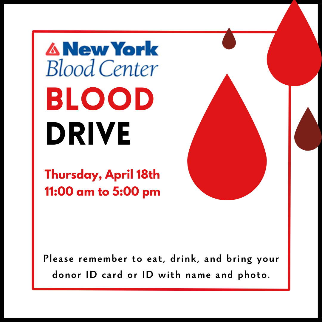 New York Blood Center Blood Drive