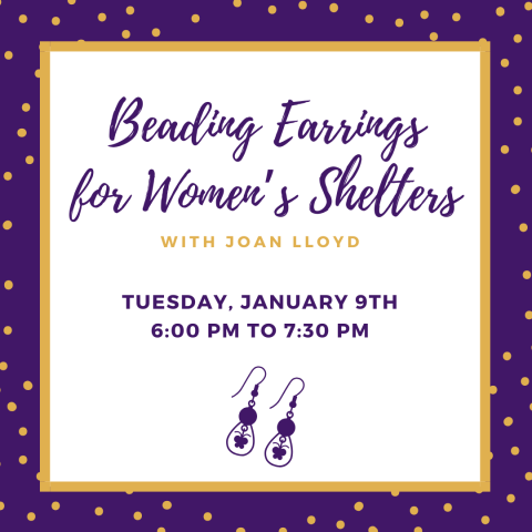 Beading Earrings for Women's Shelters