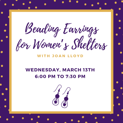 Beading Earrings for Women's Shelters