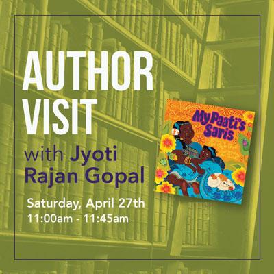 Author Visit with Jyoti Rajan Gopal