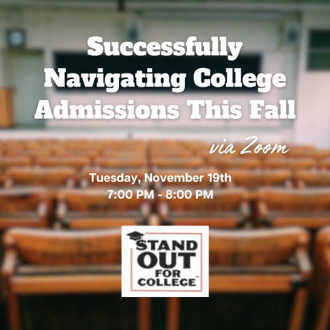 Successfully Navigating College Admissions This Fall