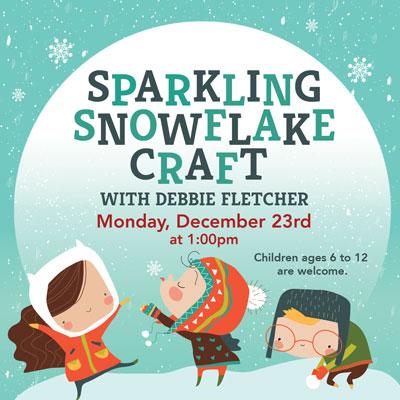 Sparkling Snowflake Craft with Debbie Fletcher