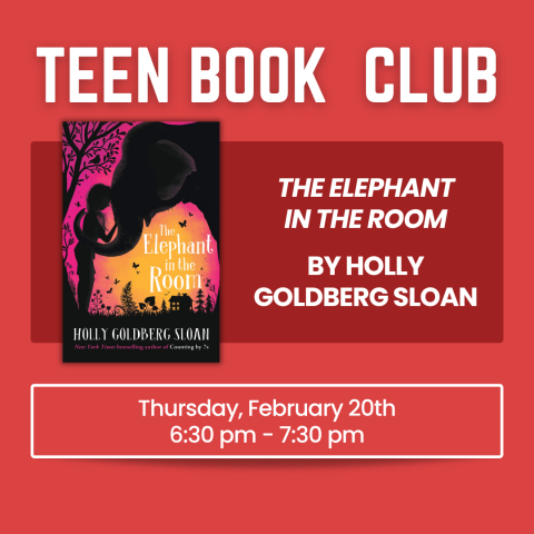 Teen Book Club: The Elephant in the Room by Holly Goldberg Sloan