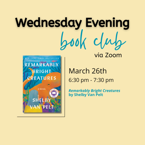 Wednesday Evening Book Club via Zoom