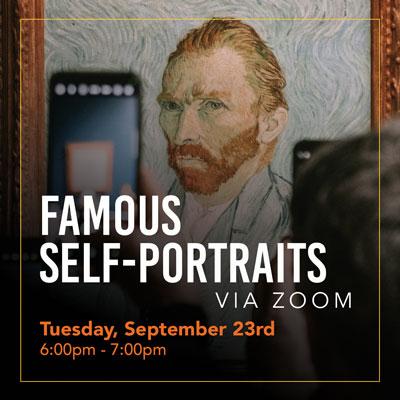 Famous Self-Portraits via Zoom
