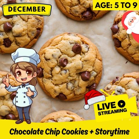 Virtual Cooking Class: Chocolate Chip Cookies + Storytime: If You Give a Mouse a Cookie