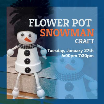 Flower Pot Snowman