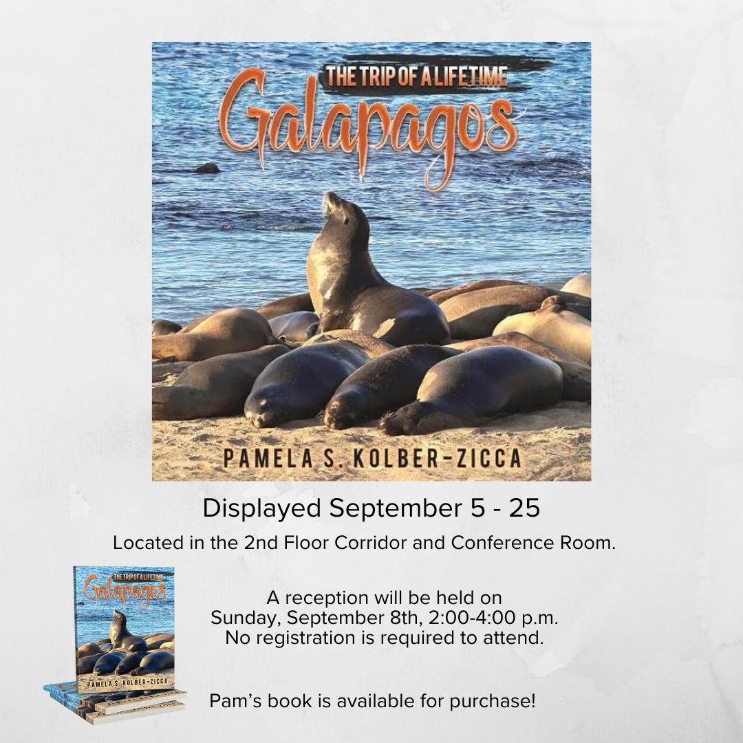 Art Exhibit - "The Galapagos: A Trip of a Lifetime" by Pam Kolber-Zicca