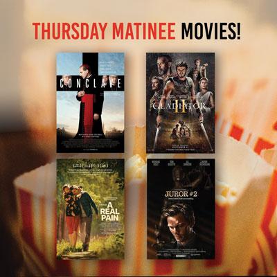 Thursday Matinee Movie: "Juror #2" (PG-13)