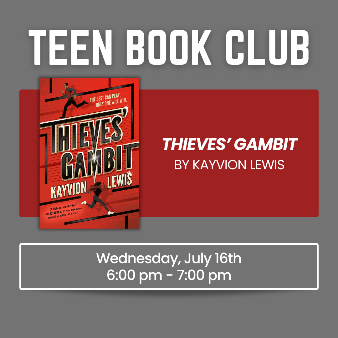 Teen Book Club: Thieves' Gambit