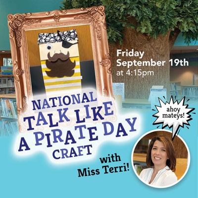 National Talk Like a Pirate Day Craft