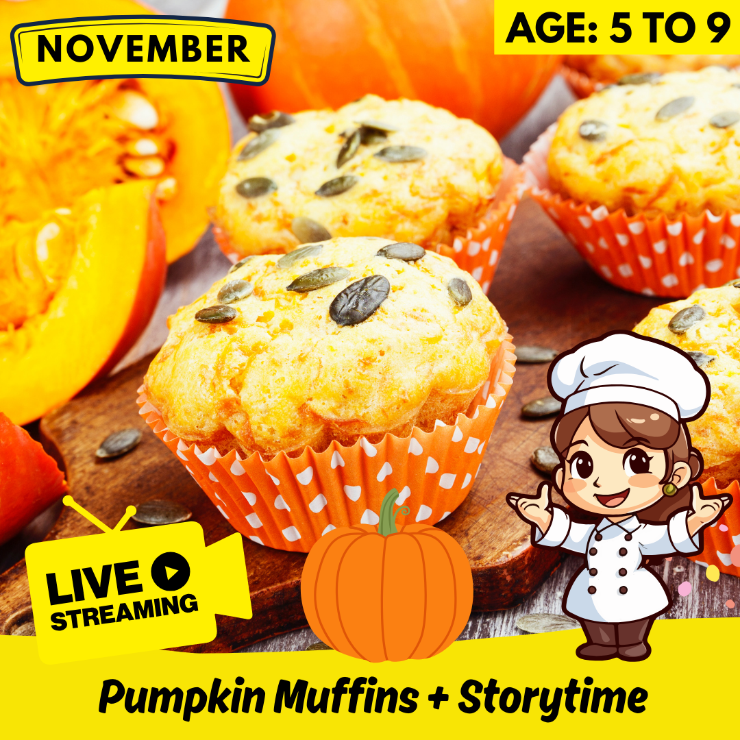 Pumpkin Muffins + Storytime: The Littlest Pumpkin