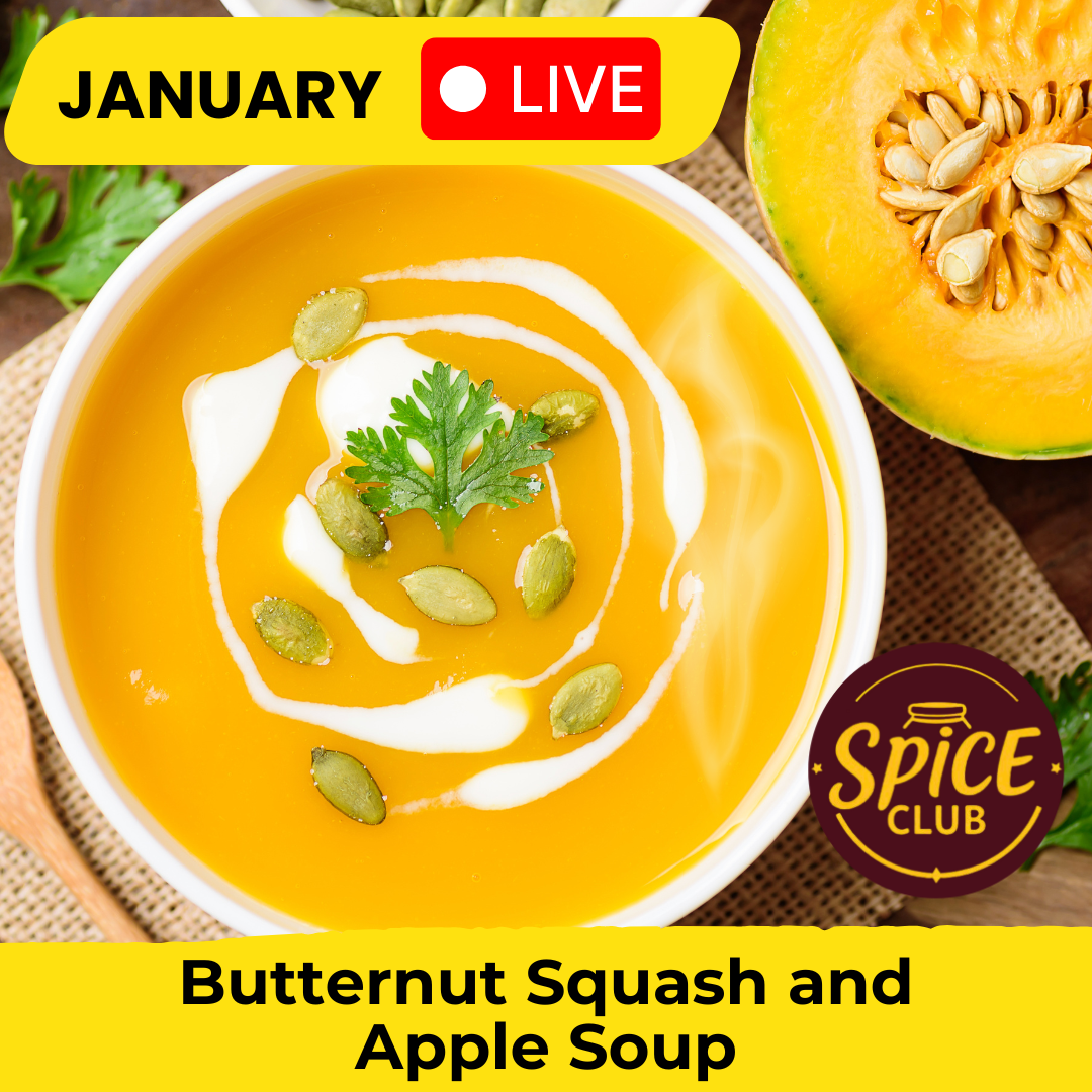 Virtual Cooking Class: Butternut Squash and Apple Soup